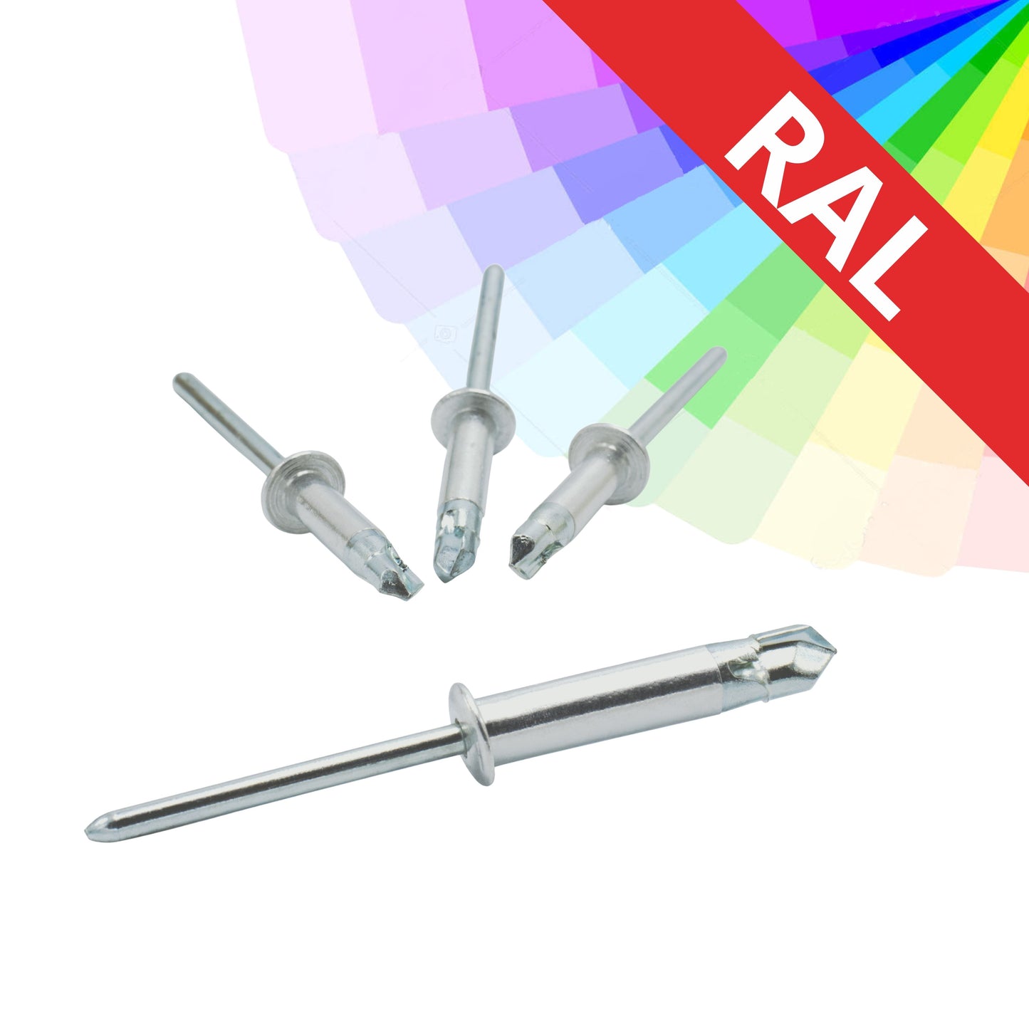 Fast rivet 4.8 x 20 aluminum / galvanized, drill L, painted, RAL POPTAT, pack of 200 pcs.